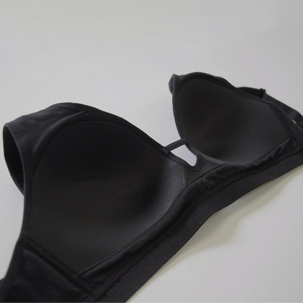 Organic Cotton Plunge Foam Bra