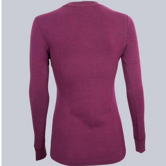Women COZY RIB Thermal Crewneck