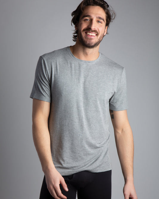 Premium Modal Short Sleeve Crew Neck Tee