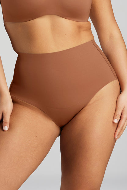 No-Show Shaping Brief - SIELLA - Color: Toffee Caramel