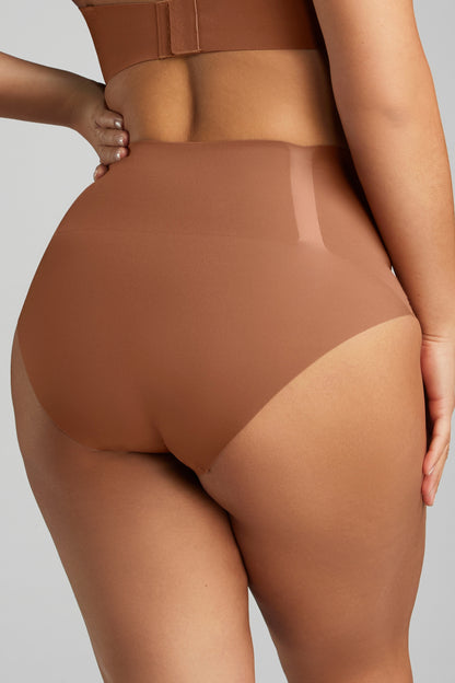 No-Show Shaping Brief - SIELLA - Color: Toffee Caramel