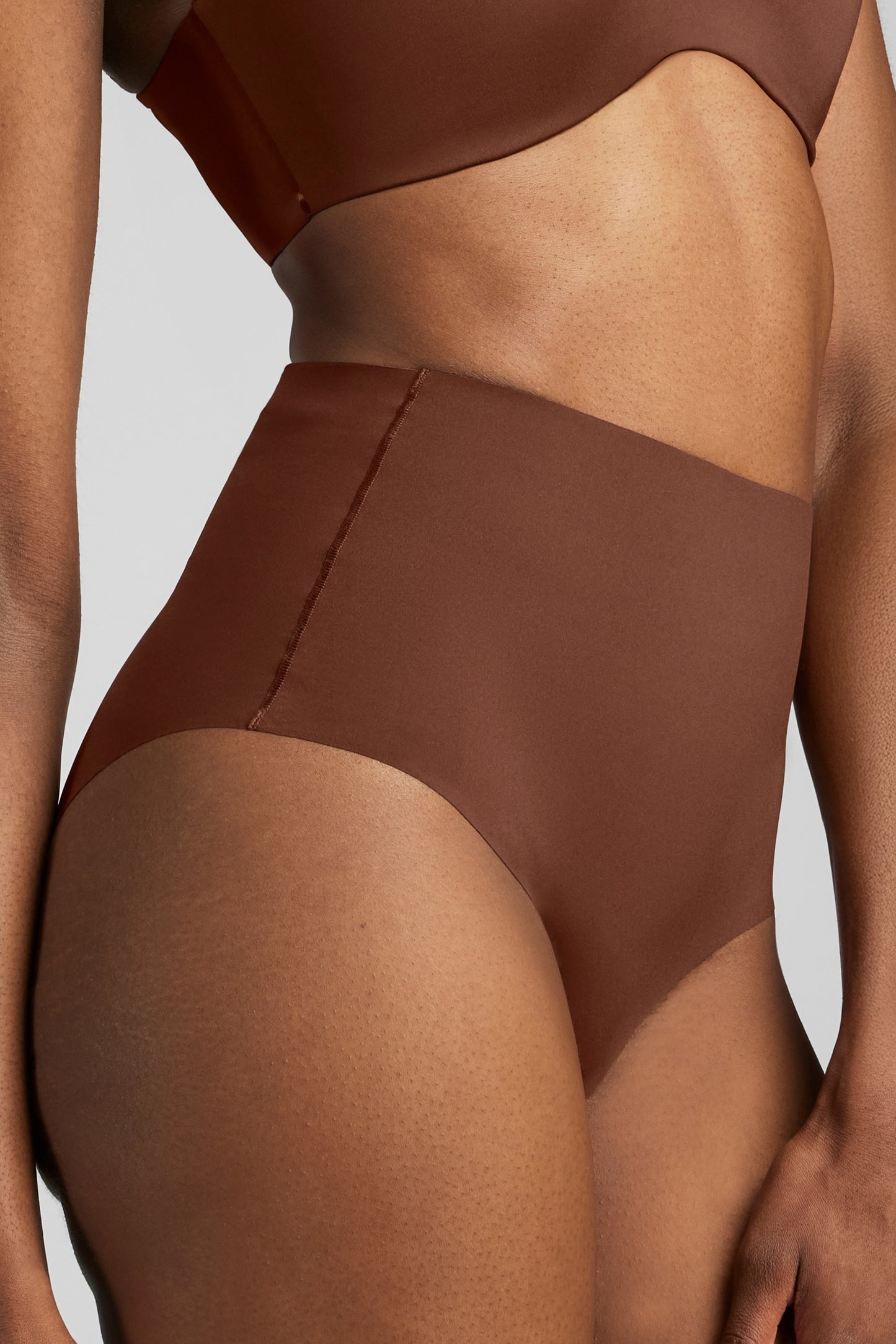 No-Show Shaping Brief - SIELLA - Color: Cocoa Cacao