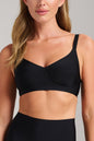 Invisible V-Neck Bra - SIELLA - Color: Black Noir