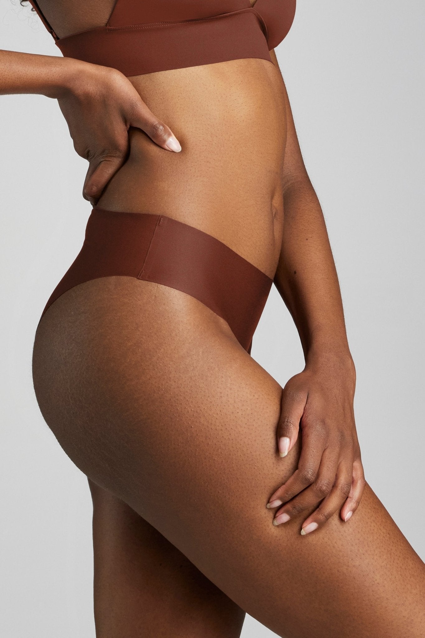 No - Show Bikini - Siella - Color: Cocoa Cacao