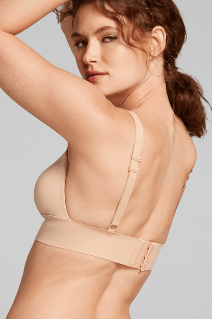 No - Show Triangle Bra - Siella - Color: Maple Sugar Sucre d'érable