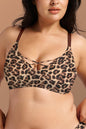 No - Show V - Neck Bra - Siella - Color: Leopard Léopard