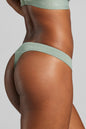 Organic Cotton Thong - SIELLA - Color: Sage Sauge