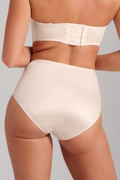 Smooth Satin Brief - Siella - Color: Champagne