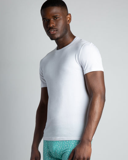 Premium Modal Short Sleeve Crew Neck Tee