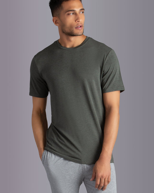 Premium Modal Short Sleeve Crew Neck Tee