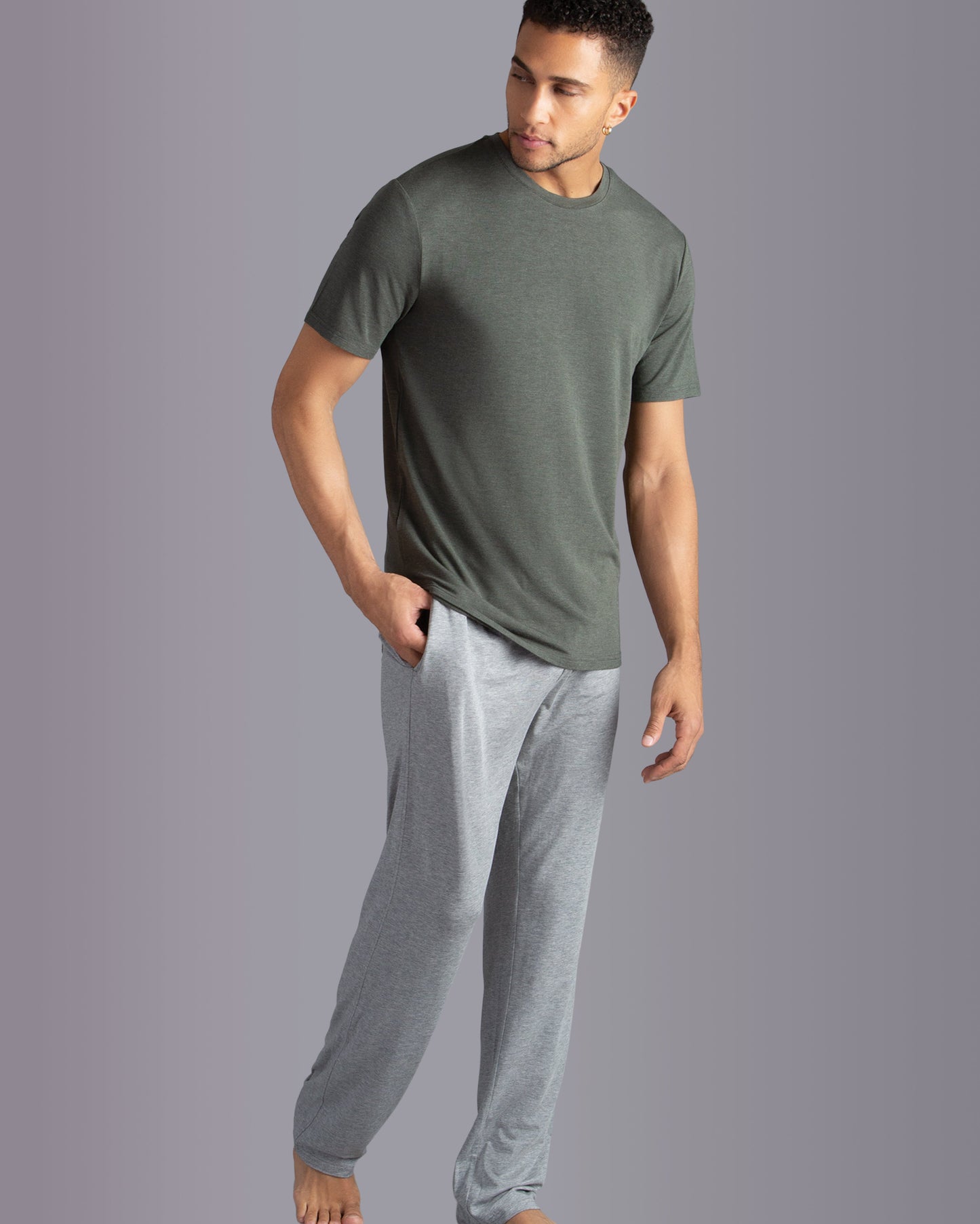 Premium Modal Short Sleeve Crew Neck Tee