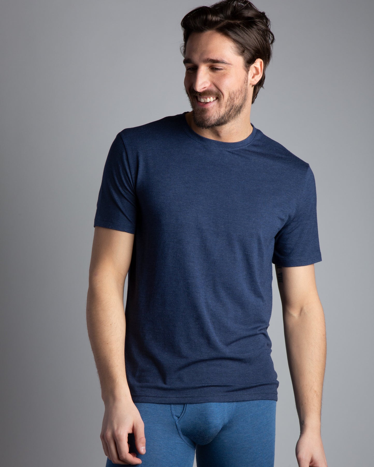 Premium Modal Short Sleeve Crew Neck Tee