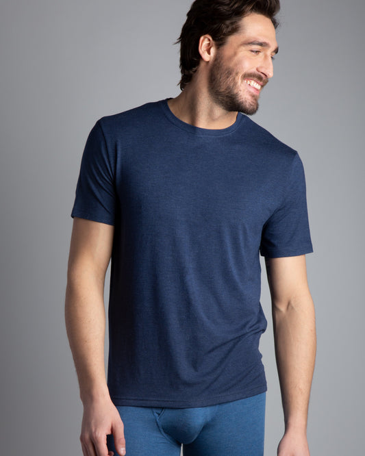 Premium Modal Short Sleeve Crew Neck Tee